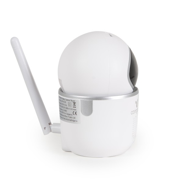 Cameră video bebeluși Wi-Fi 3MP Cangaroo Hype – rotație 360°, vedere nocturnă, audio bidirecțional