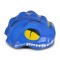 Cască protecție copii Byox Dino Blue – mărime S (48–54 cm), 6 orificii, lumină LED