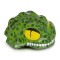 Cască protecție copii Byox Dino Dark Green – mărime S (48–54 cm), 6 orificii, LED