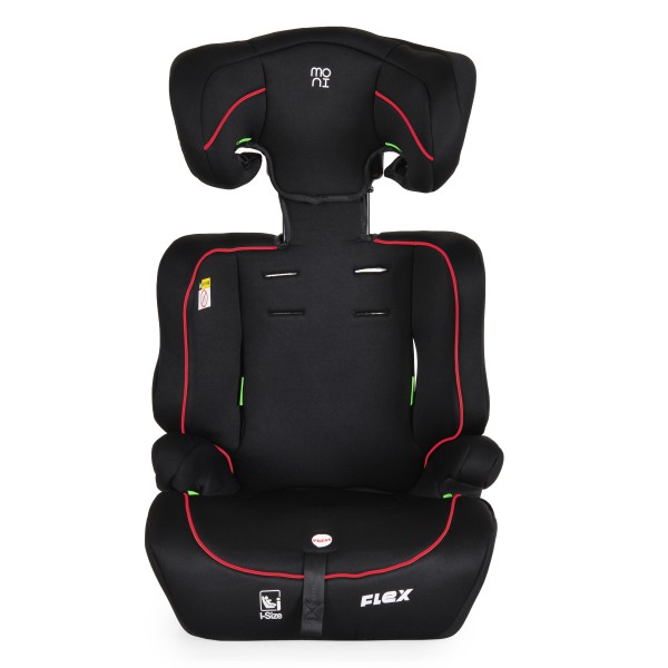 Scaun auto Moni Flex Red Line R129 i-Size – 76–150 cm, tetieră reglabilă, protecții antiderapante și material premium