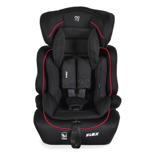 Scaun auto Moni Flex Red Line R129 i-Size – 76–150 cm, tetieră reglabilă, protecții antiderapante și material premium
