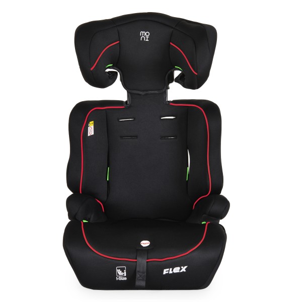 Scaun auto Moni Flex Red Line R129 i-Size – 76–150 cm, tetieră reglabilă, protecții antiderapante și material premium
