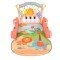 Premergător Bebe 2 în 1 cu Pian și Covoraș Colorat Moni Toys Pink, Jucării Interactive și Funcții Muzicale