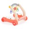Premergător Bebe 2 în 1 cu Pian și Covoraș Colorat Moni Toys Pink, Jucării Interactive și Funcții Muzicale