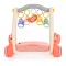Premergător Bebe 2 în 1 cu Pian și Covoraș Colorat Moni Toys Pink, Jucării Interactive și Funcții Muzicale