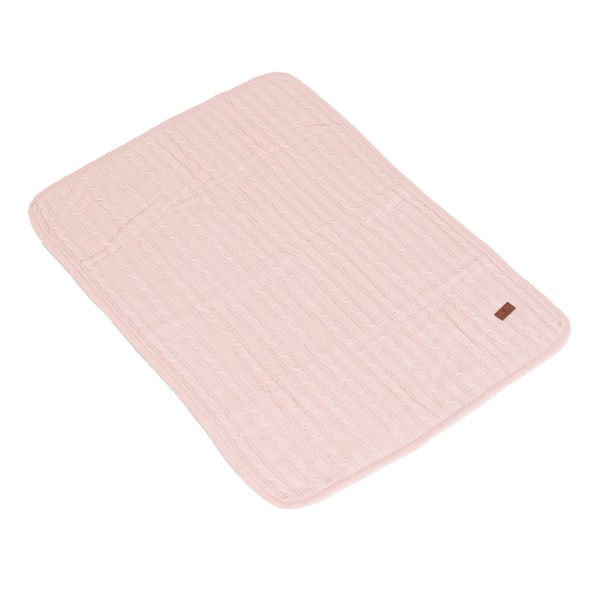 Pătură Bebe Cangaroo Sherpy Pink 100x75 cm – Bumbac Moale și Interior Călduros Sherpa, 0+ luni, Ideală pentru Pat sau Cărucior
