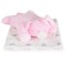 Set Pătură și Pernă Bebe Cangaroo Sleepy bear pink 90x75 cm – Moale și Delicată din Poliester, 0+ luni, Ideal pentru Pătuț și Cărucior