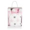 Set Pătură și Pernă Bebe Cangaroo Sleepy bear pink 90x75 cm – Moale și Delicată din Poliester, 0+ luni, Ideal pentru Pătuț și Cărucior