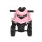 Mașinuță fără pedale pentru copii Moni No Fear Pink – 12-72 luni, până la 25 kg, cu lumini și melodii, compartiment depozitare