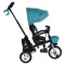 Tricicletă Pliabilă cu Control Parental Byox Flexy Lux Blue, Scaun Rotativ 360°, 18 Luni+