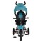 Tricicletă Pliabilă cu Control Parental Byox Flexy Lux Blue, Scaun Rotativ 360°, 18 Luni+