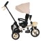 Tricicletă Pliabilă cu Control Parental Byox Flexy Lux Beige, Scaun Rotativ 360°, 18 Luni+