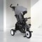 Tricicletă Pliabilă cu Control Parental Byox Flexy Lux Dark Grey, Scaun Rotativ 360°, 18 Luni+