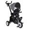 Tricicletă Pliabilă cu Control Parental Byox Flexy Lux Dark Grey, Scaun Rotativ 360°, 18 Luni+