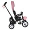 Tricicletă Pliabilă cu Control Parental Byox Flexy Lux Pink, Scaun Rotativ 360°, 18 Luni+