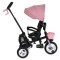 Tricicletă Pliabilă cu Control Parental Byox Flexy Lux Pink, Scaun Rotativ 360°, 18 Luni+