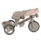 Tricicletă cu Control Parental Byox Fusion Lux Beige, Scaun Rotativ 360°, 5 Luni – 5 Ani
