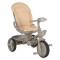 Tricicletă cu Control Parental Byox Fusion Lux Beige, Scaun Rotativ 360°, 5 Luni – 5 Ani