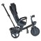Tricicletă cu Control Parental Byox Fusion Lux Dark Grey, Scaun Rotativ 360°, 5 Luni – 5 Ani