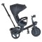 Tricicletă cu Control Parental Byox Fusion Lux Dark Grey, Scaun Rotativ 360°, 5 Luni – 5 Ani