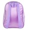 Ghiozdan Gradinita pentru fete, Girl With Smile Roz Violet si Pampon, Dimensiune 24x10x31cm