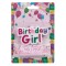 Lumanari tort aniversar, Birthday Girl Multicolor, dimensiune 9x5cm