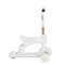 Trotinetă 2 in 1 Copii Byox Velvet Royal White – Cu Scaun, Lumină, Muzică și Ghidon Reglabil, 3+ Ani