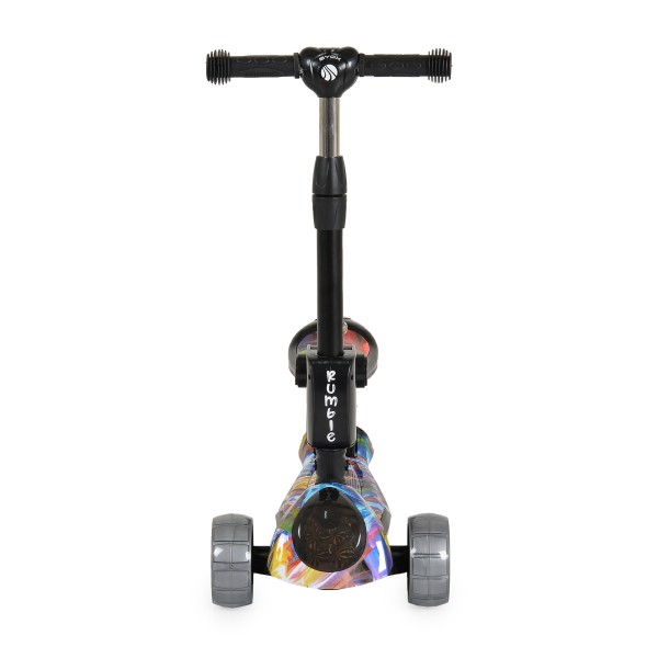 Trotinetă 2 în 1 pentru Copii Byox Rumble Wild Dragon – Cu Scaun, Muzică, Lumini 3D și Roți PU, 3–8 ani