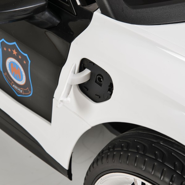 Mașină Electrică Poliție pentru Copii 3–8 Ani – Audi RS e-tron, 2 Motoare, Lumini, Telecomandă, Muzica