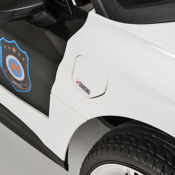 Mașină Electrică Poliție pentru Copii 3–8 Ani – Audi RS e-tron, 2 Motoare, Lumini, Telecomandă, Muzica