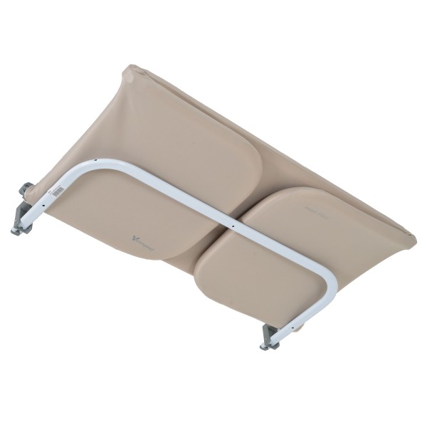 Barieră Pat Copii 18 Luni – 5 Ani Cangaroo Magic Fold Bej – 150 cm, Pliabilă, Ușor de Montat, Protecție Anticădere