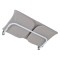Barieră Pat Copii 18 Luni – 5 Ani Cangaroo Magic Fold Grey – 150 cm, Pliabilă, Ușor de Montat, Protecție Anticădere