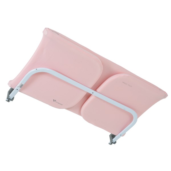 Barieră Pat Copii 18 Luni – 5 Ani Cangaroo Magic Fold Pink – 150 cm, Pliabilă, Ușor de Montat, Protecție Anticădere