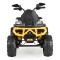 ATV Electric Copii 3+ ani - Moni Speed Buggy Yellow cu 4 Motoare 25W, Baterie 12V, Telecomandă, Lumini și MP3