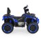 ATV Electric Copii 3+ ani - Moni Speed Buggy Blue cu 4 Motoare 25W, Baterie 12V, Telecomandă, Lumini și MP3