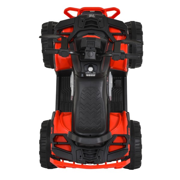 ATV Electric Copii 3+ ani - Moni Speed Buggy Red cu 4 Motoare 25W, Baterie 12V, Telecomandă, Lumini și MP3