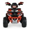 ATV Electric Copii 3+ ani - Moni Speed Buggy Red cu 4 Motoare 25W, Baterie 12V, Telecomandă, Lumini și MP3