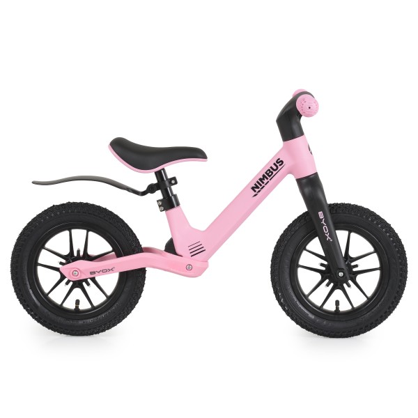 Bicicleta de Echilibru, fara Pedale Byox Nimbus Taffy Pink 12 Inch, Roti cu efecte luminoase, Scaun reglabil, Varsta 3 Ani + Bicicleta de Echilibru, fara Pedale Byox Nimbus Taffy Pink 12 Inch, Roti cu efecte luminoase, Scaun reglabil, Varsta 3 Ani +