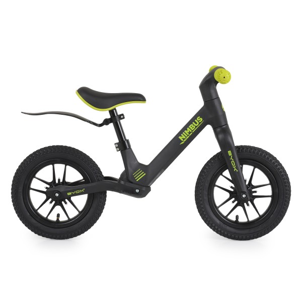 Bicicleta de Echilibru, fara Pedale Byox Nimbus Ink Black 12 Inch, Roti cu efecte luminoase, Scaun reglabil, Varsta 3 Ani + Bicicleta de Echilibru, fara Pedale Byox Nimbus Ink Black 12 Inch, Roti cu efecte luminoase, Scaun reglabil, Varsta 3 Ani +