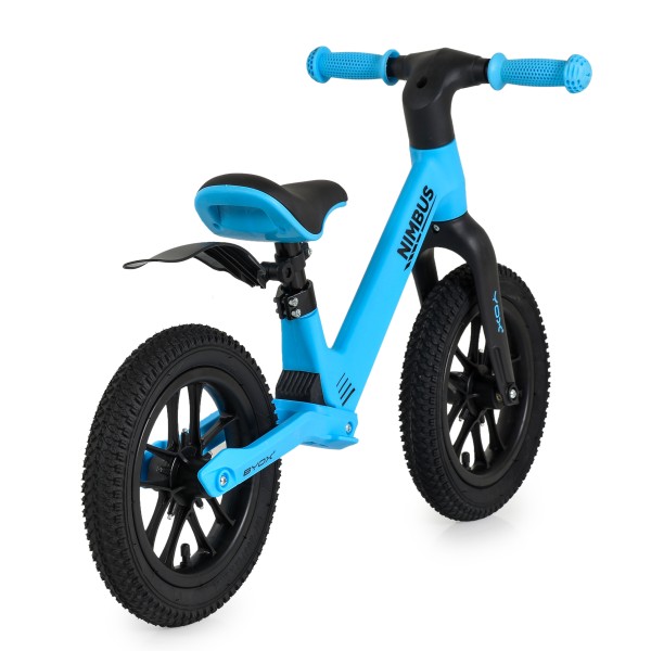 Bicicleta de Echilibru, fara Pedale Byox Nimbus Sky Blue 12 Inch, Roti cu efecte luminoase, Scaun reglabil, Varsta 3 Ani + Bicicleta de Echilibru, fara Pedale Byox Nimbus Sky Blue 12 Inch, Roti cu efecte luminoase, Scaun reglabil, Varsta 3 Ani +