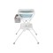 Cadita de baie pliabila 2 in 1 pentru bebe, Cangaroo Como Albastru, Saltea de infasat inclusa Cadita de baie pliabila 2 in 1 pentru bebe, Cangaroo Como Albastru, Saltea de infasat inclusa