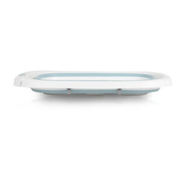Cadita de baie pliabila 2 in 1 pentru bebe, Cangaroo Como Albastru, Saltea de infasat inclusa Cadita de baie pliabila 2 in 1 pentru bebe, Cangaroo Como Albastru, Saltea de infasat inclusa