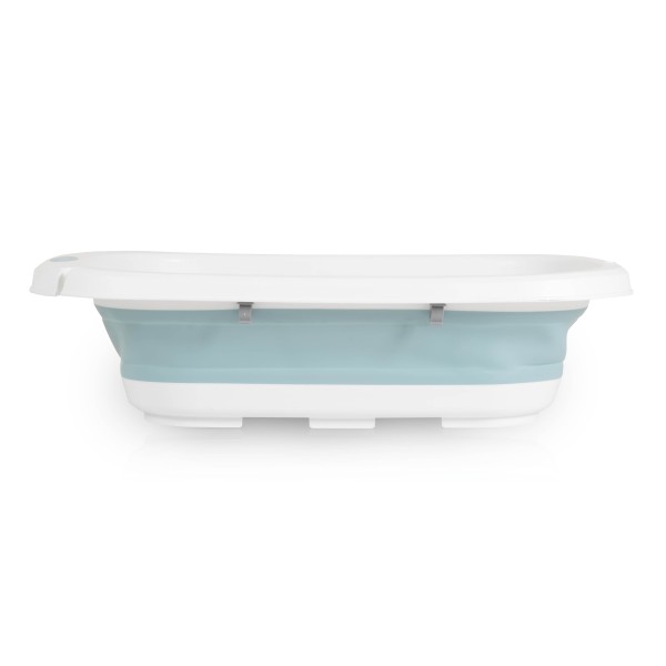 Cadita de baie pliabila 2 in 1 pentru bebe, Cangaroo Como Albastru, Saltea de infasat inclusa Cadita de baie pliabila 2 in 1 pentru bebe, Cangaroo Como Albastru, Saltea de infasat inclusa