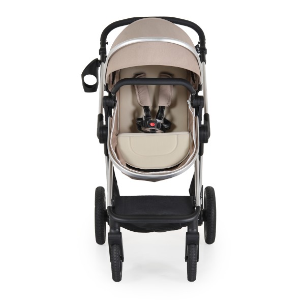 Cărucior 2 în 1 Moni Alina Seed Pearl – Transformabil în Landou, Scaun Reversibil, Compact și Ușor, Accesorii Incluse, 0–4 Ani
