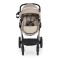 Cărucior 2 în 1 Moni Alina Seed Pearl – Transformabil în Landou, Scaun Reversibil, Compact și Ușor, Accesorii Incluse, 0–4 Ani