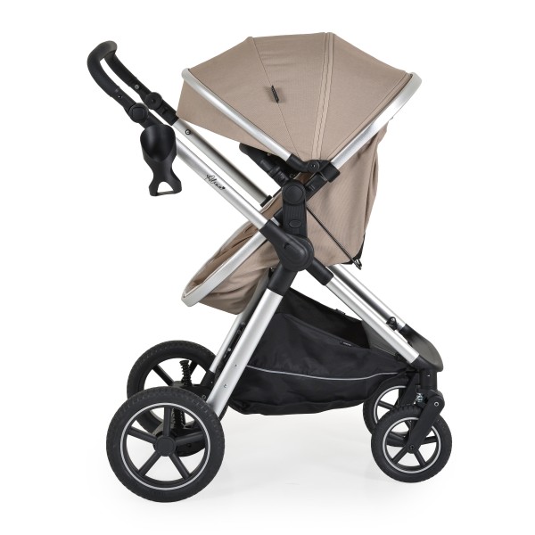Cărucior 2 în 1 Moni Alina Seed Pearl – Transformabil în Landou, Scaun Reversibil, Compact și Ușor, Accesorii Incluse, 0–4 Ani