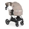 Cărucior 2 în 1 Moni Alina Seed Pearl – Transformabil în Landou, Scaun Reversibil, Compact și Ușor, Accesorii Incluse, 0–4 Ani
