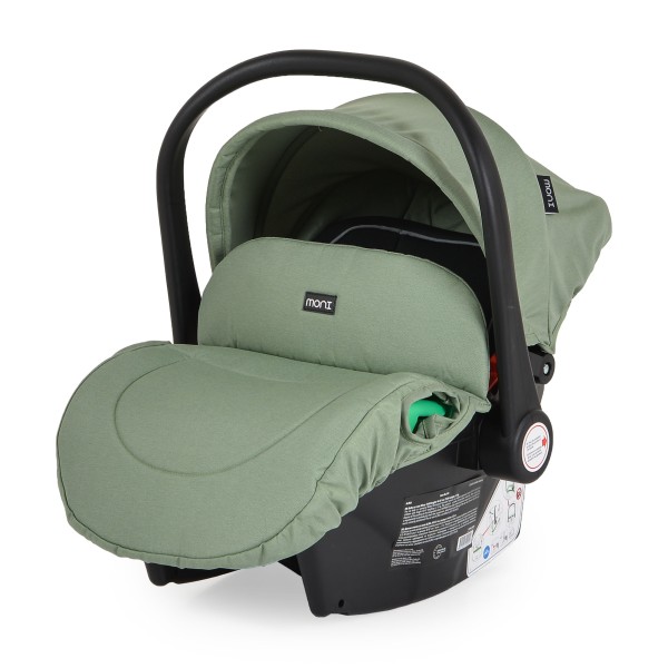 Cărucior 2 în 1 Moni Alina Dark Green – Transformabil în Landou, Scaun Reversibil, Compact și Ușor, Accesorii Incluse, 0–4 Ani
