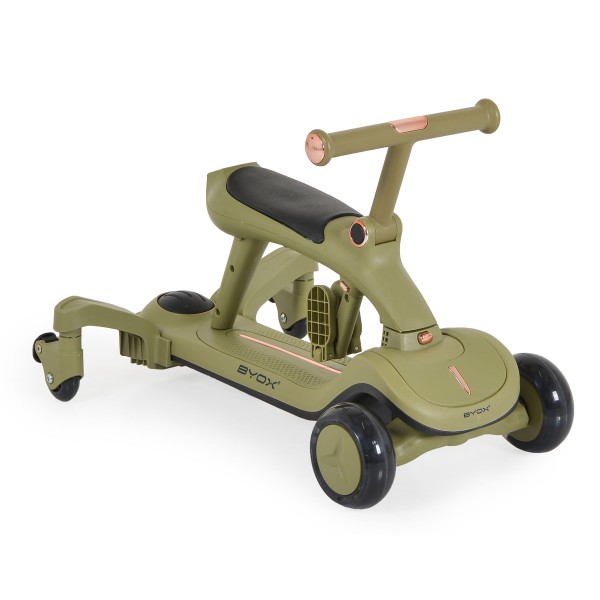 Tricicleta evolutiva 6 în 1 Byox Cornet Green – Cu Scaun, Control Parental, LED și Muzică – de la 12 Luni+ Tricicleta evolutiva 6 în 1 Byox Cornet Green – Cu Scaun, Control Parental, LED și Muzică – de la 12 Luni+