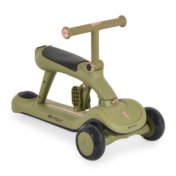 Tricicleta evolutiva 6 în 1 Byox Cornet Green – Cu Scaun, Control Parental, LED și Muzică – de la 12 Luni+ Tricicleta evolutiva 6 în 1 Byox Cornet Green – Cu Scaun, Control Parental, LED și Muzică – de la 12 Luni+